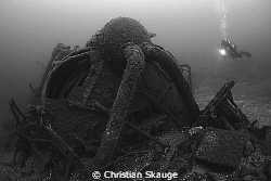 Mammoth. The wreck of NK-02 Dragoner aka KNM Kjell outsid... by Christian Skauge 